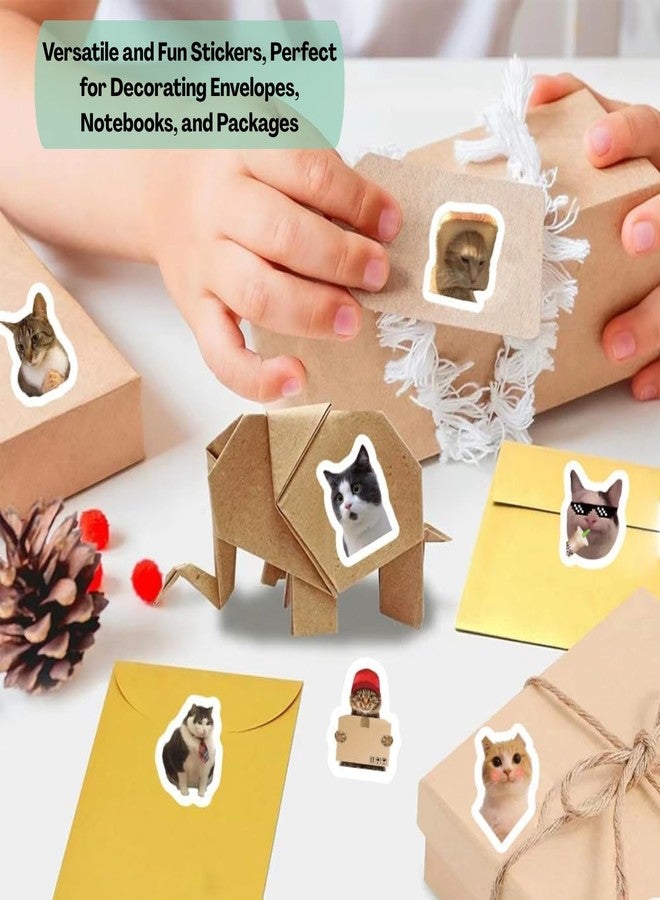 Flavizo 500pcs Cat Stickers for Kids & Adults - Decorative Cartoon Stickers for Crafts, Scrapbooking, Rewards, DIY Journals, Water Bottles, Laptops, Party Favors & School Supplies - Image 5